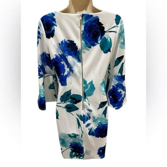 Calvin Klein Women's Peplum Sheath Dress - Picture 11 of 11